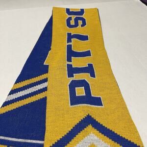 Pitt Panthers Soccer Winter Scarf Unisex Blue Gold Ruffneck